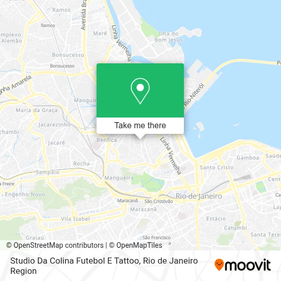 Studio Da Colina Futebol E Tattoo map