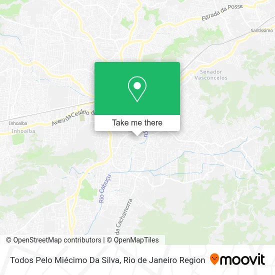 Todos Pelo Miécimo Da Silva map