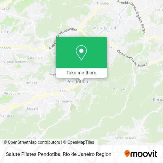 Salute Pilates Pendotiba map
