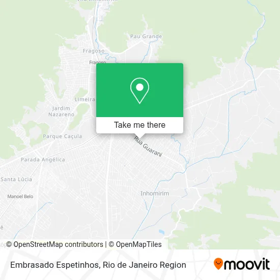 Embrasado Espetinhos map