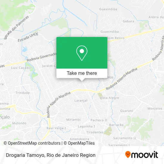 Drogaria Tamoyo map