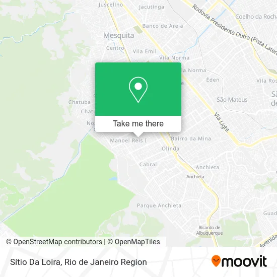 Sítio Da Loira map