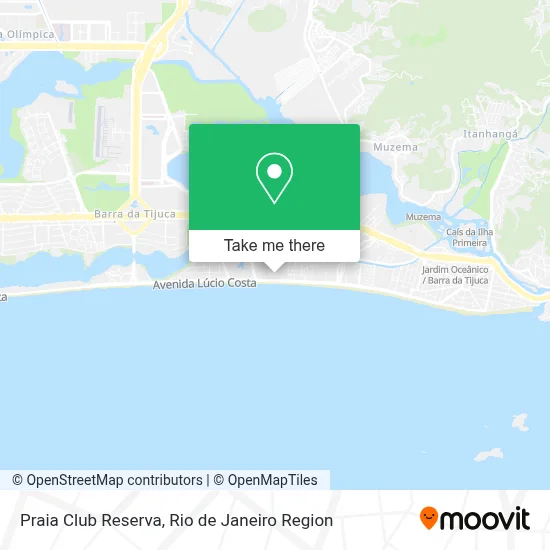 Praia Club Reserva map