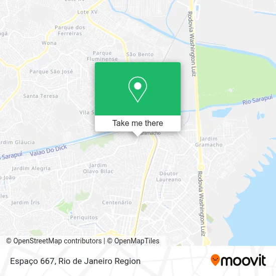 Espaço 667 map