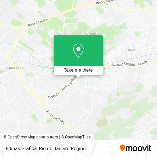 Edinas Grafica map