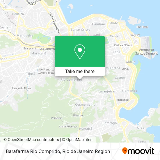 Barafarma Rio Comprido map