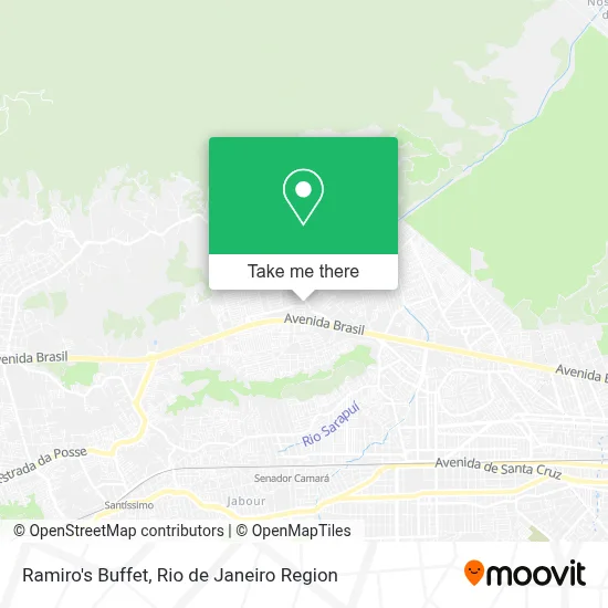 Ramiro's Buffet map