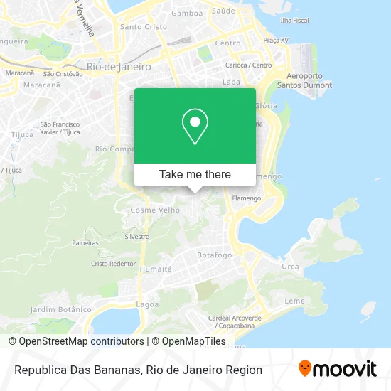 Republica Das Bananas map