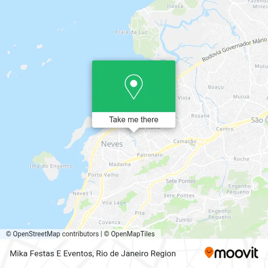 Mika Festas E Eventos map
