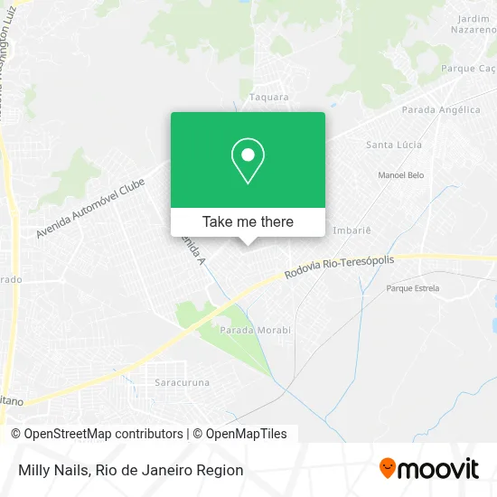 Milly Nails map