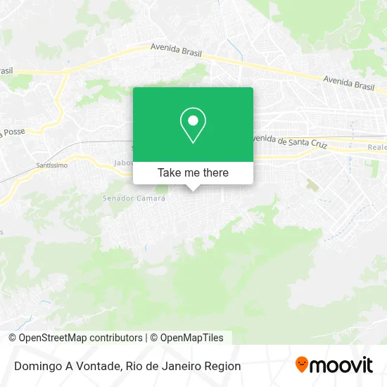Domingo A Vontade map