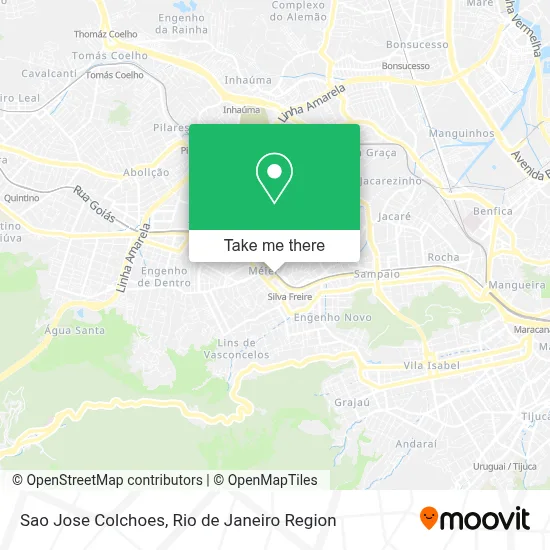Sao Jose Colchoes map