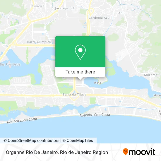 Organne Rio De Janeiro map