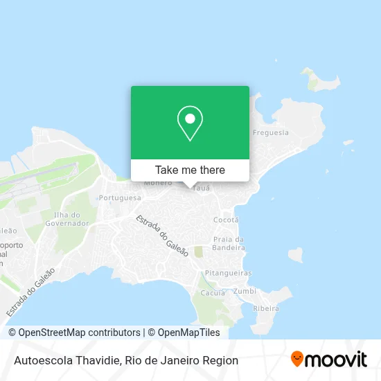 Autoescola Thavidie map