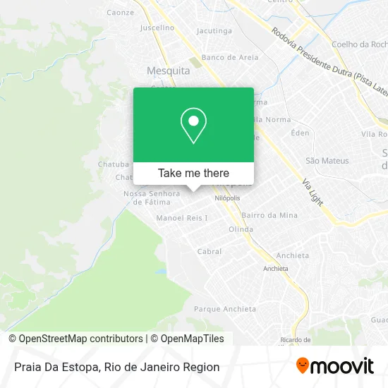 Praia Da Estopa map