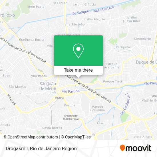 Drogasmil map