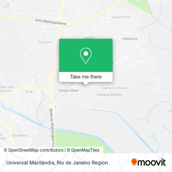 Universal Marilândia map