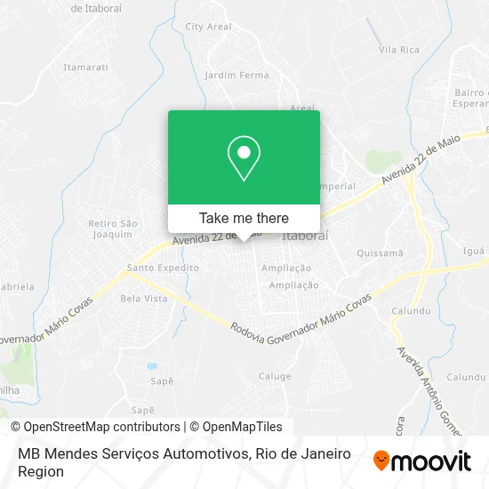 MB Mendes Serviços Automotivos map
