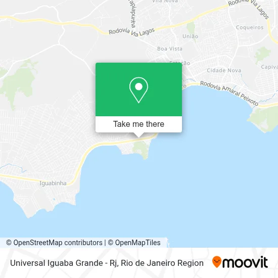 Universal Iguaba Grande - Rj map