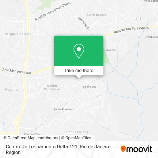 Centro De Treinamento Delta 121 map