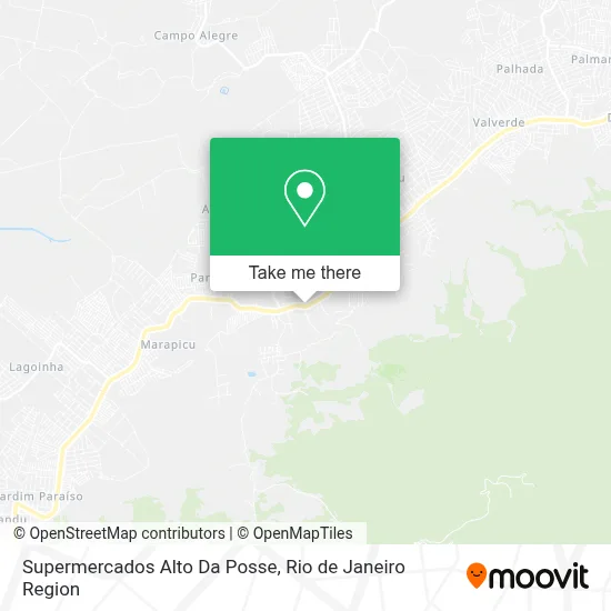 Supermercados Alto Da Posse map