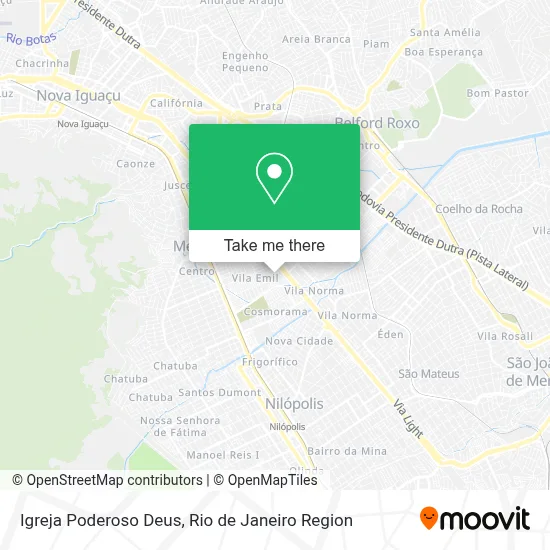 Igreja Poderoso Deus map