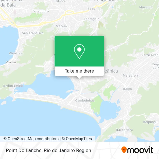 Point Do Lanche map
