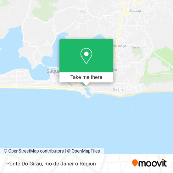 Ponte Do Girau map