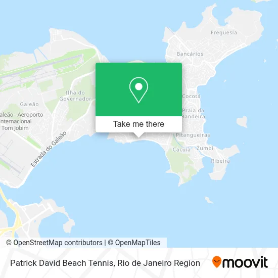 Patrick David Beach Tennis map