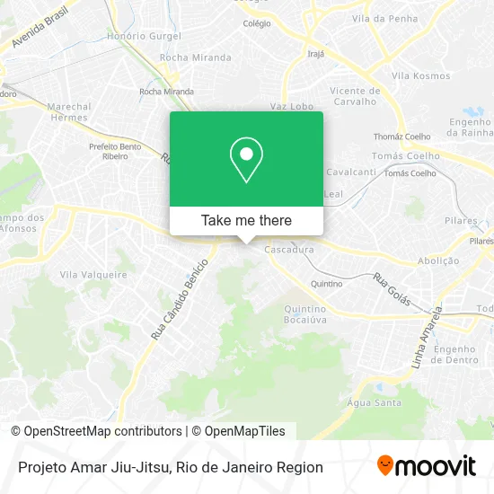 Projeto Amar Jiu-Jitsu map
