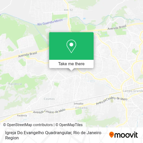 Igreja Do Evangelho Quadrangular map
