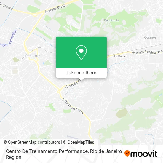 Centro De Treinamento Performance map