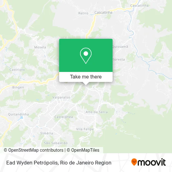 Ead Wyden Petrópolis map