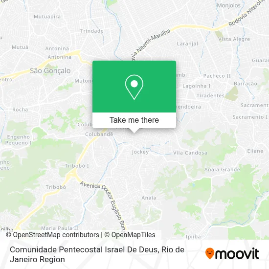 Comunidade Pentecostal Israel De Deus map