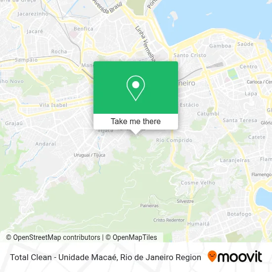 Total Clean - Unidade Macaé map