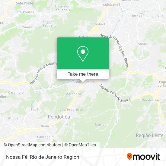 Nossa Fé map