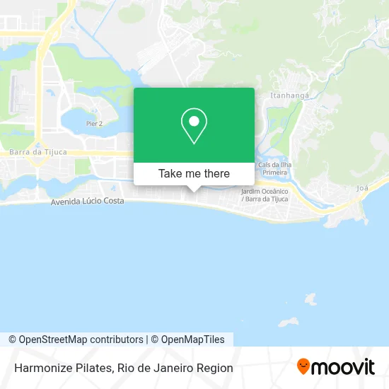 Harmonize Pilates map