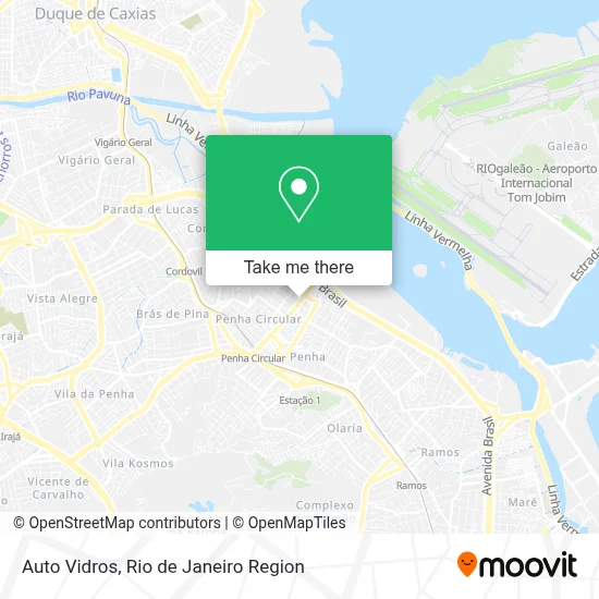 Auto Vidros map