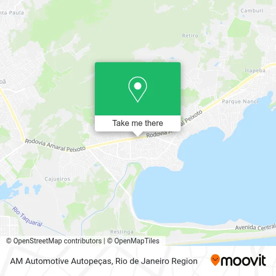 AM Automotive Autopeças map