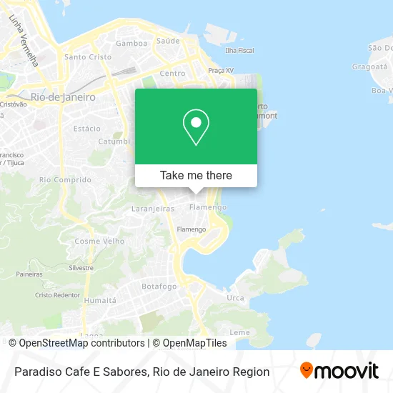 Paradiso Cafe E Sabores map