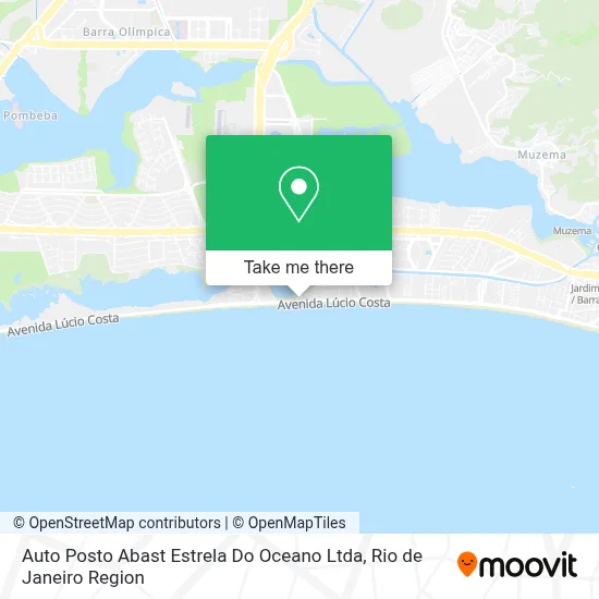 Auto Posto Abast Estrela Do Oceano Ltda map