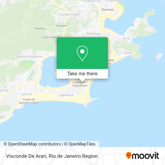 Visconde De Arari map
