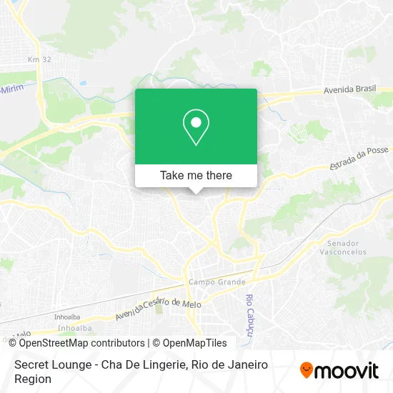 Secret Lounge - Cha De Lingerie map