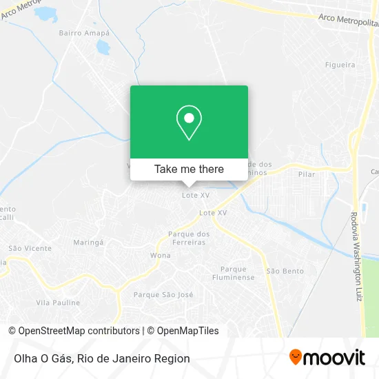 Olha O Gás map