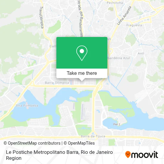 Le Postiche Metropolitano Barra map