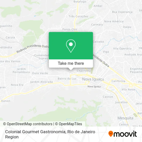 Colonial Gourmet Gastronomia map