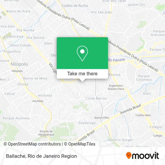 Ballache map