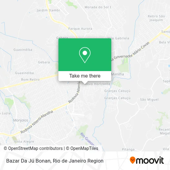 Bazar Da Jú Bonan map