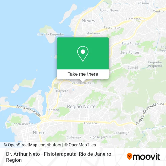 Dr. Arthur Neto - Fisioterapeuta map