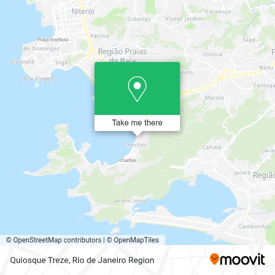 Quiosque Treze map